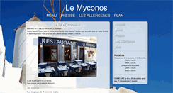 Desktop Screenshot of le-myconos.be